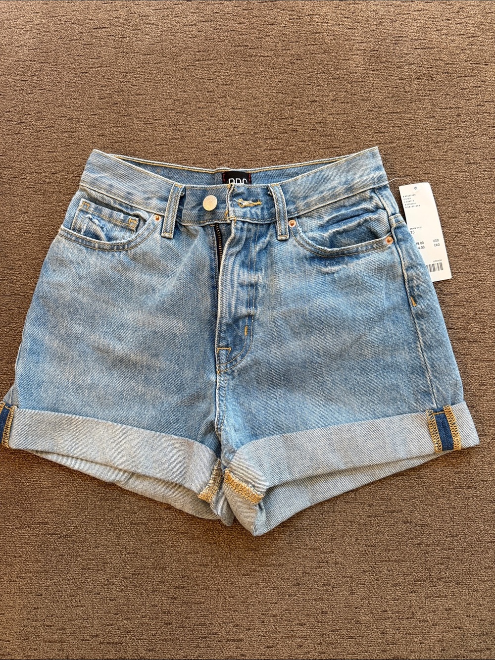BDG mom high rise denim shorts